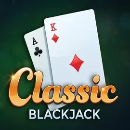 Classic Blackjack logo by Red Tiger Gaming Bonuskong Casino